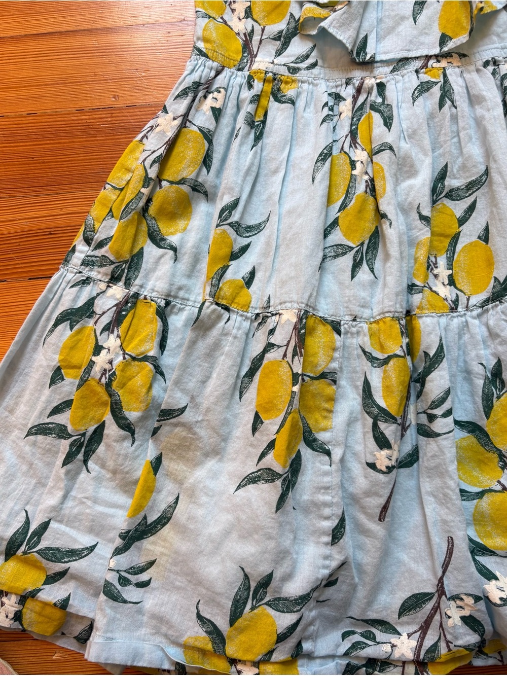 Pink Chicken | Lemon Branch Raphaela Dress | Ruffle | Tiered | Cotton - Picture 3 of 11